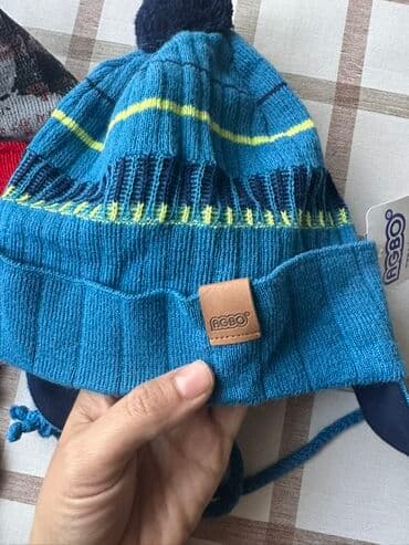 свадебные платья бишкек дордой: Шапка, С ушками, Трикотаж, Зима, С помпоном — 2