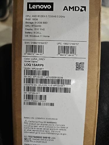 thinkpad t470: Lenovo LOQ 15ARP9 Проц AMD RYZEN 5 7235HS ОЗУ 16гб Память 512 гб ссд — 5