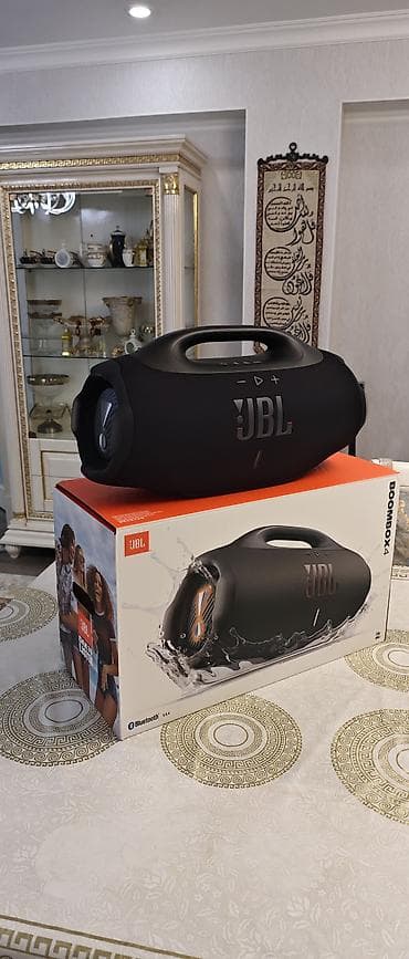 4ж роутер: Портативная акустика JBL Boombox 4 (черная). новая - Мощный — 1