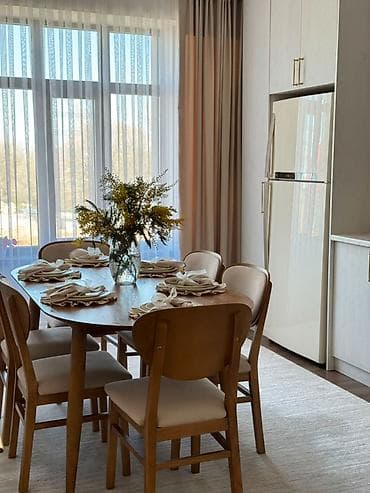 osh flat: 2 комнаты, 77 м², Киргизия 1 Элитка, 3 этаж, Дизайнерский ремонт — 6
