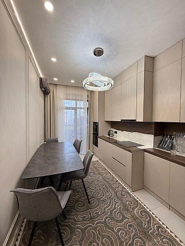 flat osh: 2 комнаты, 78 м², ул. Чынгыз Айтматова Элитка, 4 этаж, Евроремонт — 5