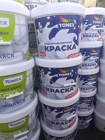 Дом и сад: Водоэмульсионная краска, Для внутренней работы, цвет - Белый, 25 кг, Матовая, Моющаяся — 4