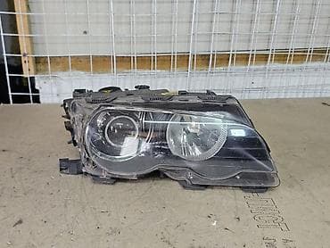 bew e34: Передняя правая фара BMW 2001 г., Б/у, Оригинал, Германия — 1