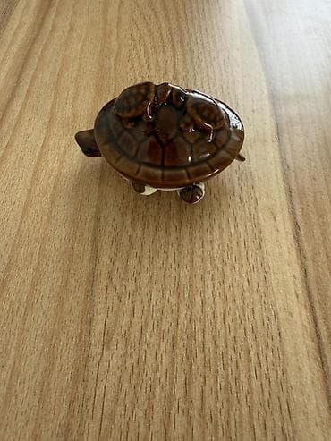 Керамическая фигурка-черепаха - Материал: глазурованная керамика