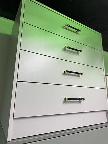 Балдар эмереги: Кийим үчүн комод, Күзгүсүз, түсү - Боз — 3