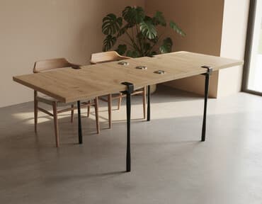 тумба для спальни: Стол трансформер Другая конструкция, Длина, см: 180 см, цвет - Коричневый — 1