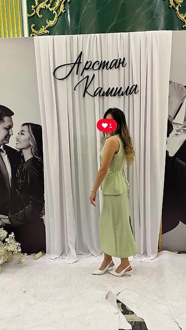 lost cherry: Продаю! Женский костюм-двойка в нежно-фисташковом цвете. Одевала 2 — 4