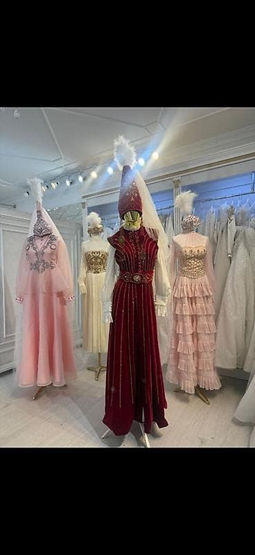 Свадебное платье, M, С фатой, Шифон, А-силуэт, Турция, Пайетки, Новый at lalafo.kg Свадебное платье, M, С фатой, Шифон, А-силуэт, Турция, Пайетки, Новый