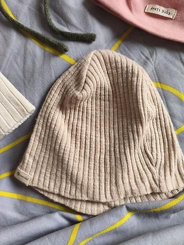 шапочки для грудничков: Комплект, Б/у — 6