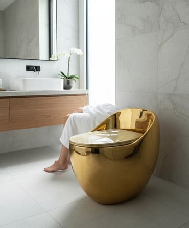 ванна унитаз: Унитаз Напольный, Новый, Материал: Фарфор — 1