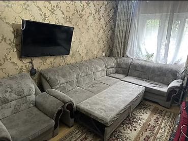 угловые диваны: Комплект мягкой мебели, цвет - Серый — 1