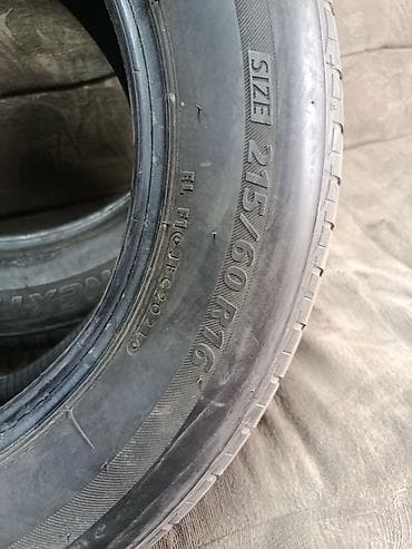 9 0016: Шины 215 / 60 / R 16, Лето, Б/у, Пара, Легковые, Япония, Bridgestone — 2