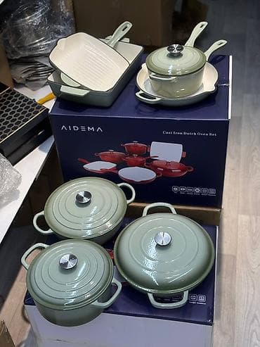 Набор посуды AIDEMA – эмалированный чугун 7в1 Состав набора
