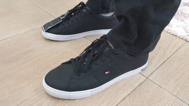 Мужские кроссовки, 42, Tommy Hilfiger, Новый, цвет - Черный, Платная доставка