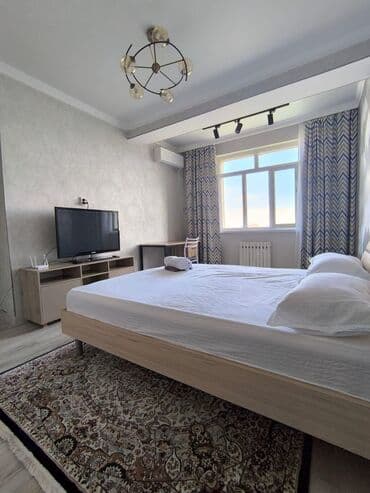 квартира суточные в бишкеке: 1 комната, Бронь, Круглосуточное заселение, Парковка — 4