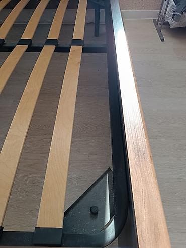 мебель со склада: Двуспальная кровать, С мягким изголовьем, длина - 200 см — 4