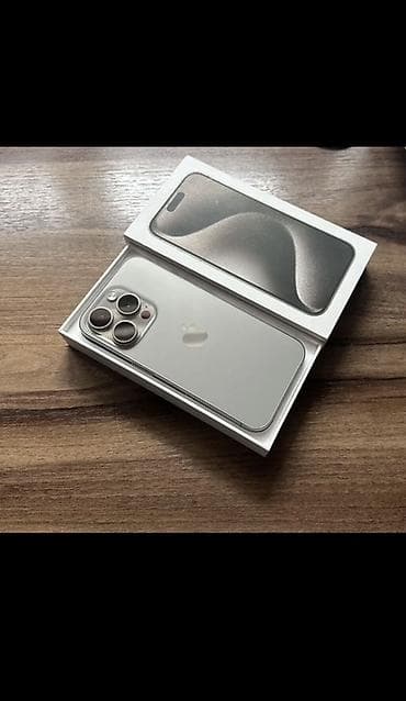 IPhone 15 Pro, Б/у, 256 ГБ, Natural Titanium, Коробка at lalafo.kg IPhone 15 Pro, Б/у, 256 ГБ, Natural Titanium, Коробка
