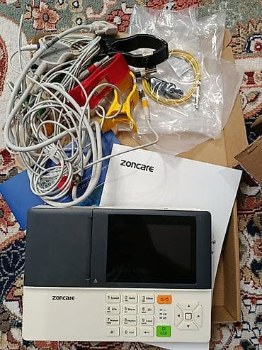 Медицинское оборудование: Кардиограф Zoncare (12‑канальный ЭКГ‑аппарат) Описание: - Портативный — 2