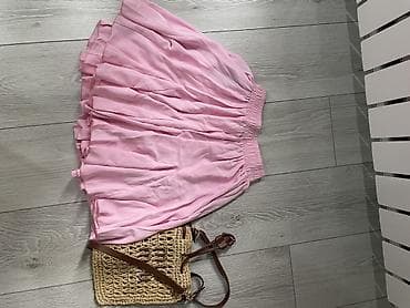 made: Юбка, Модель юбки: Пышная, Мини, По талии — 1