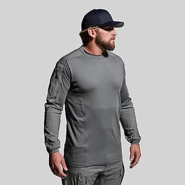soft shell: Тактическая кофта с длинным рукавом (цвет серый) - Назначение — 1