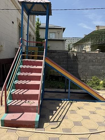 Детские горки: Детская горка Для улицы, Металл — 2