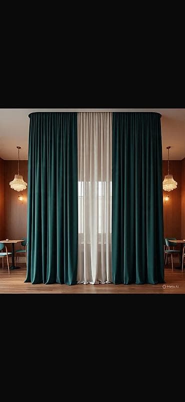 сольнычный свет: Комплект штор, Велюр, С тюлем в комплекте, Изготовление на заказ, Для зала — 10