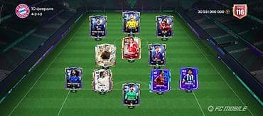Игровой аккаунт FC Mobile - Сильный состав с общим рейтингом 116