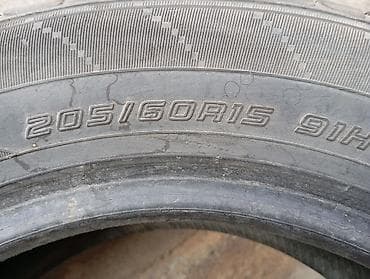 Шины 205 / 60 / R 15, Лето, Б/у, 1 шт, Легковые, Китай, Bridgestone — 5