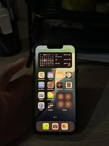 ipone: IPhone 13, Б/у, 128 ГБ, Midnight, Защитное стекло, Чехол, 83 % — 8