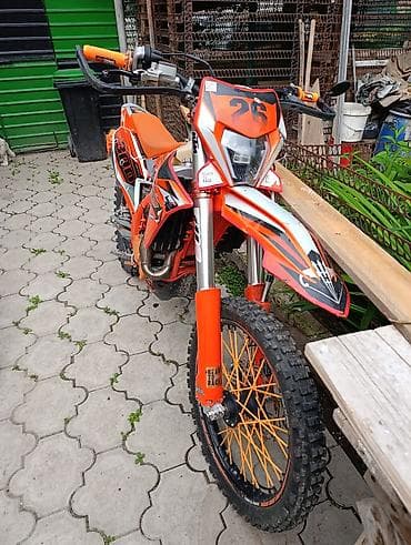 мото багаж: Эндуро-мотоцикл Хингузин KTM рама ка 10 коробка 6 ступка водянка — 6