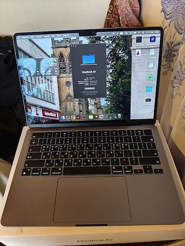 macbook air m2 2022: Для программирования, Б/у, M2, ОЗУ, RAM: 8 ГБ — 1