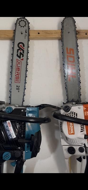 Араалар: Бензо- и электропилы (цепные пилы) разных типов и размеров. - Длина — 1