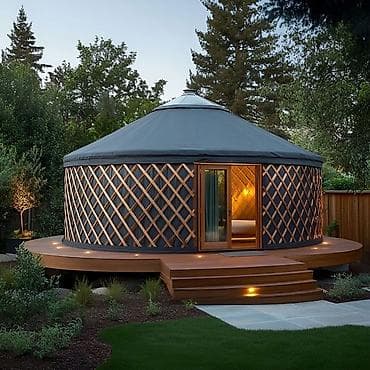 азия пелес: Юрта-дом (готовое решение под ключ) - Формат: круглой формы жилой — 5