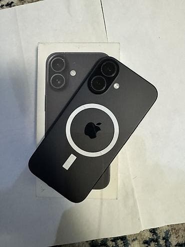 режим 12 с: IPhone 16, Б/у, 256 ГБ, Черный, Зарядное устройство, 91 % — 4