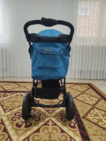 Коляска, цвет - Голубой