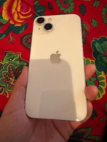 ноутбук эпл цена бишкек: IPhone 13, Б/у, 128 ГБ, Белый, Чехол, 77 % — 5