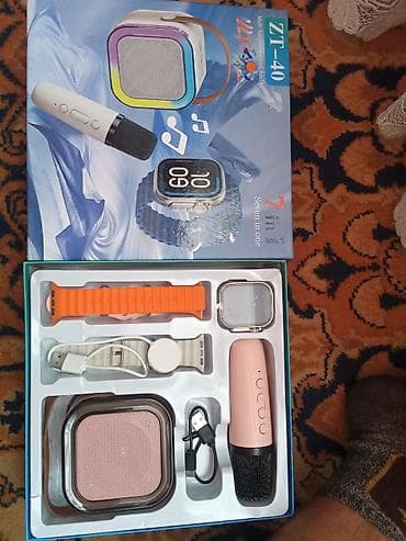 смарт часы с gps: Набор ZT-40 Ultra 2 — 7 в 1 Комплект мультимедийных аксессуаров: - — 4