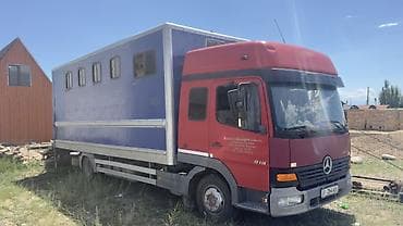 тягач дав: Mercedes-Benz Atego 818 — специализированный грузовик-коневоз — 2