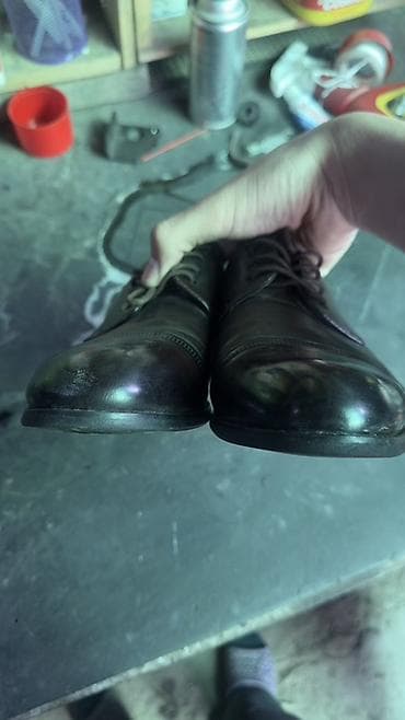 балетки 37: Мужские туфли, 40, Б/у, цвет - Коричневый, Самовывоз — 4