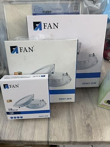 Встраиваемые светодиодные панели FAN (серия HS007) - Тип: круглые LED