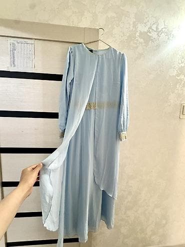 вечернее платье синий: Все платье в идеальном состоянии, продаю по очень низкой цене — 1