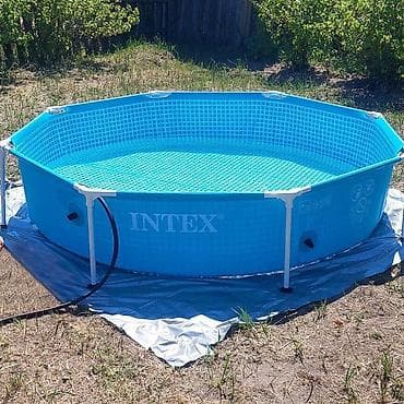 каркасный басейны: Каркасный бассейн Intex (круглый/восьмигранный силуэт), серия с — 1