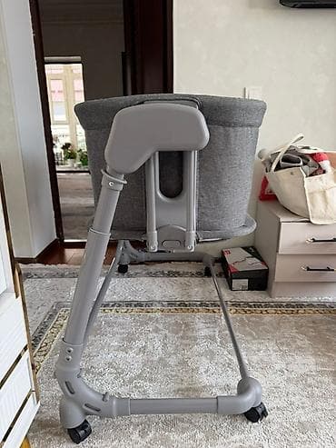 подка: Люлька, Б/у, Колыбель, Металл, цвет - Серый, Самовывоз — 3