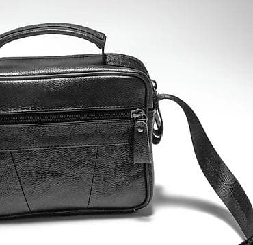 классический барсетка: Барсетка, Материал: Натуральная кожа, Застежка на молнии, Новый — 3