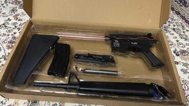 Балдар электр унаалары: Игрушечный орбизный автомат М16 Профессиональный. Пол метал, крепкий — 5