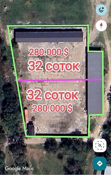 участок ачы: Промышленная база/складской комплекс, Чуйская область, Ысык-Атинский — 2