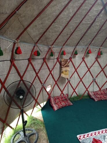 где можно купить палатку для отдыха: Продажа юрты, Каркас Металлический, 40 баш, Диаметр: 6 метров — 3