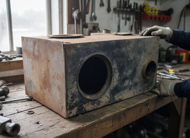 январь 5 1: Печка из толстой стали подойдет для порового отопления можно и в баню — 2