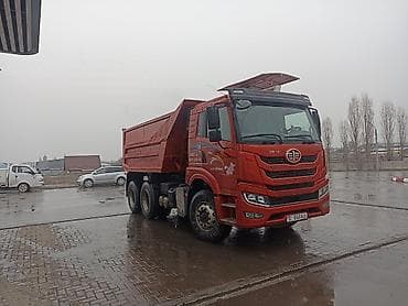 Самосвал FAW (6x4), красный - Тип: тяжёлый самосвал