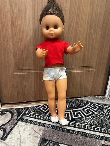 Кукла советская - Рост около 45–50 см (по фото ориентировочно до